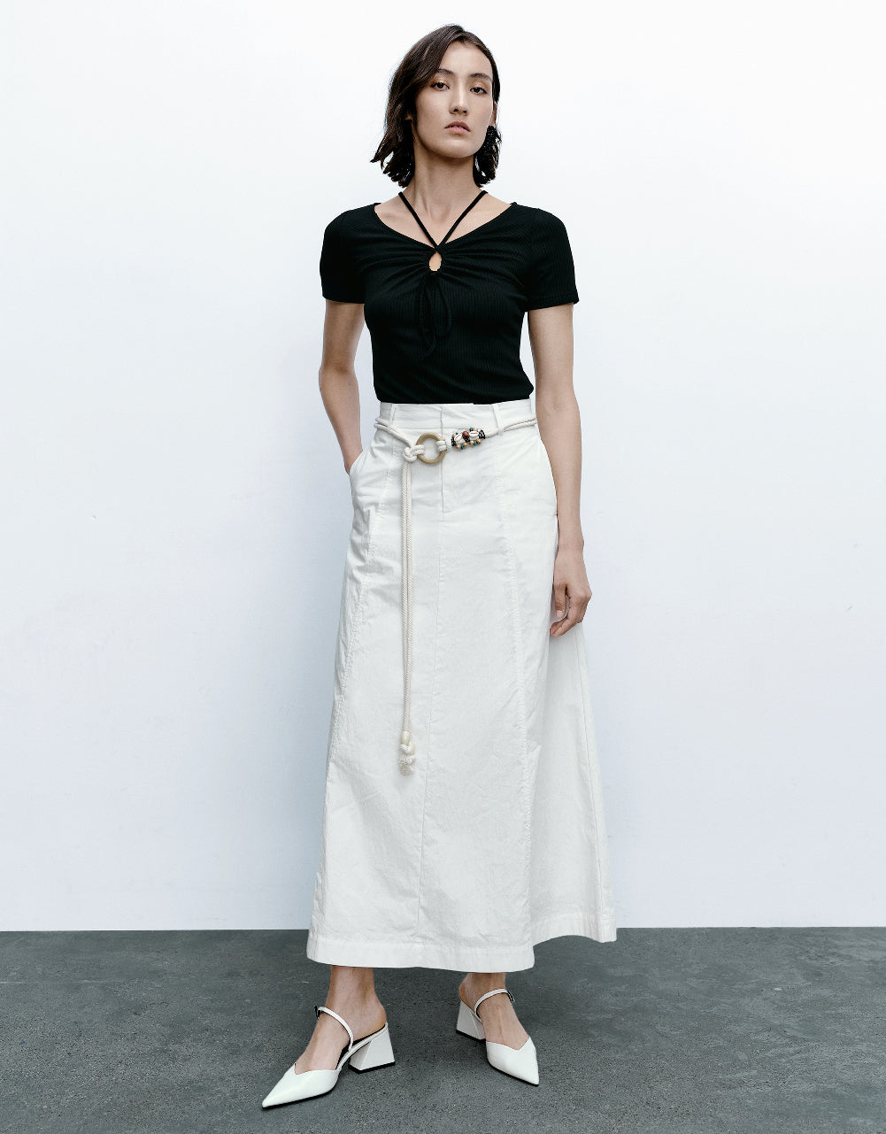 Maxi A-Line Skirt