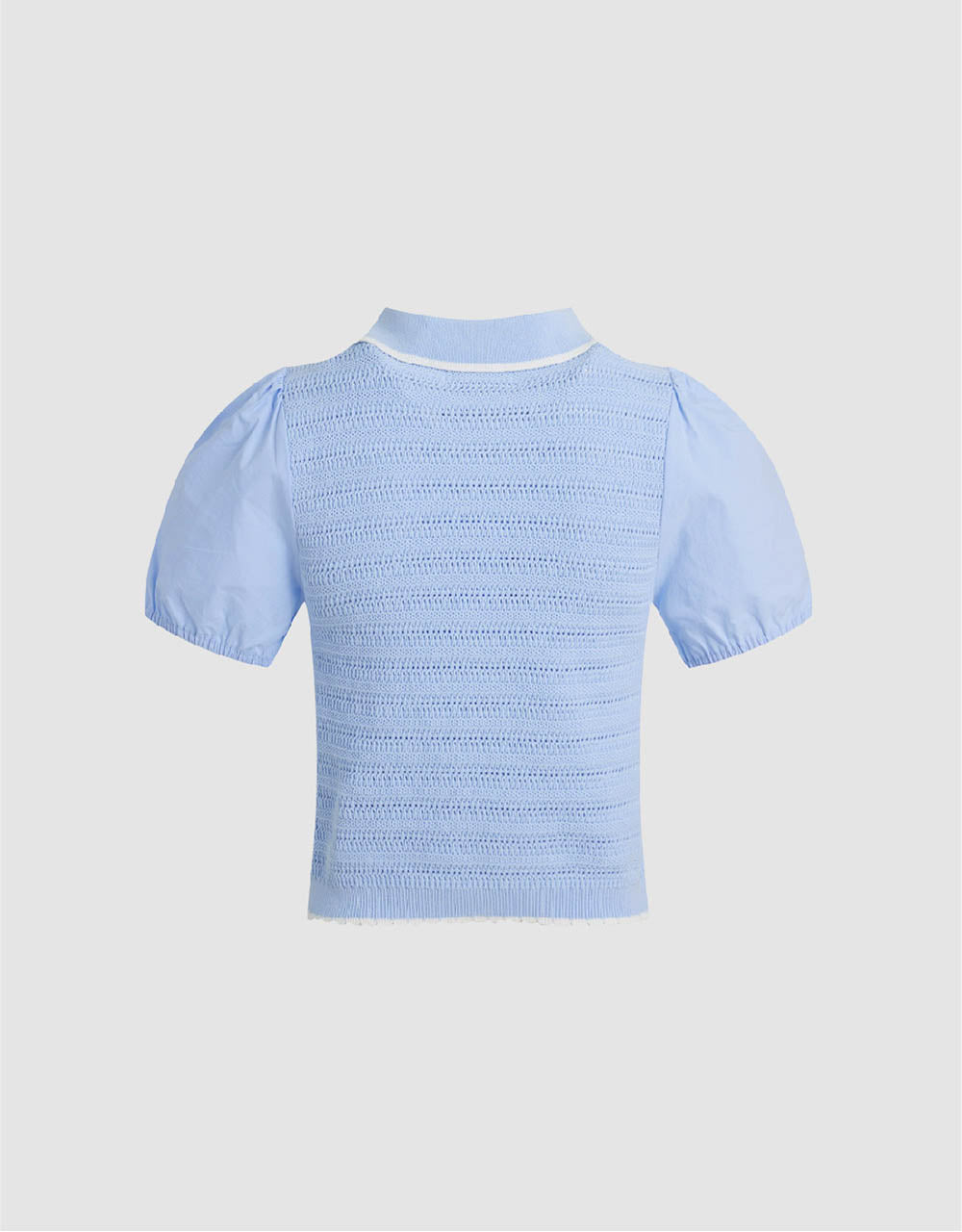 Two Toned Knitted T-Shirt