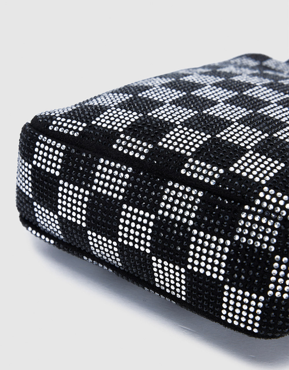 Checkered Rhinestone Bag