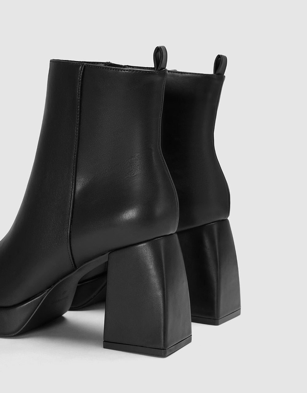 Platform Heeled Ankle Boots