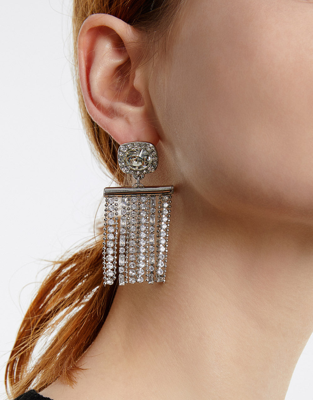 Embellished Pendant Earrings