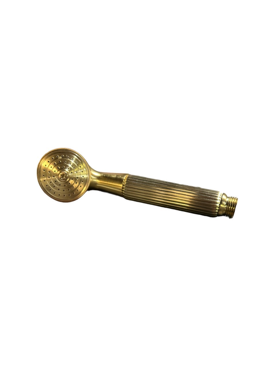 Newport Brass 280/10 Solid Brass Single Function Handshower with Grooved Brass Handle Less Hose, Satin Bronze, New in Box