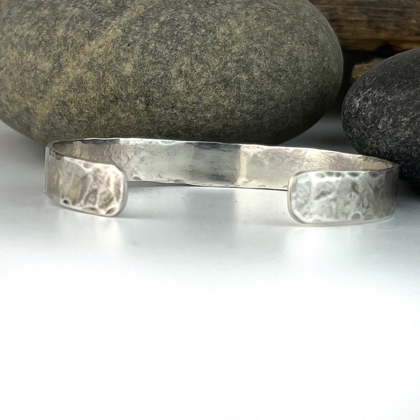 Sterling Silver Deer Antler Cuff Bracelet