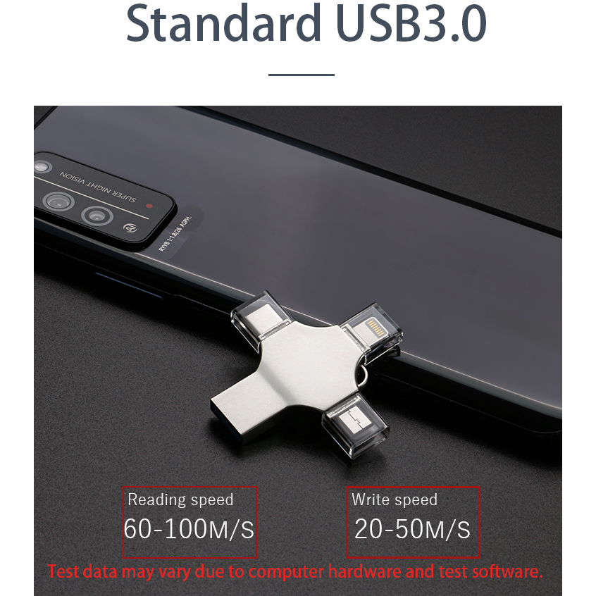 USB 3.0 Pen Drive Otg Usb Flash Drive For Iphone Android