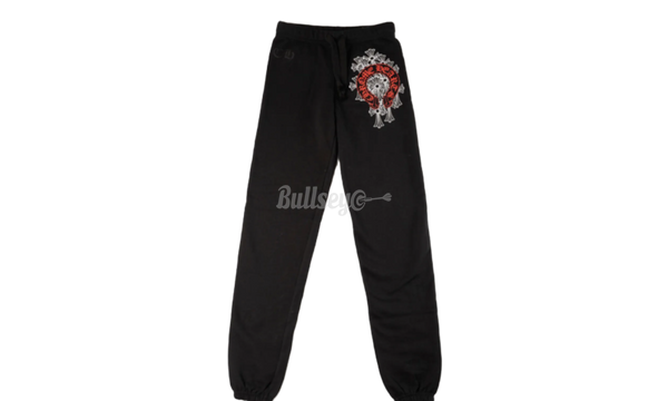 Chrome Hearts Horseshoe Red Cemetery Cross Sweatpants-Bullseye RB012382 Sneaker Boutique