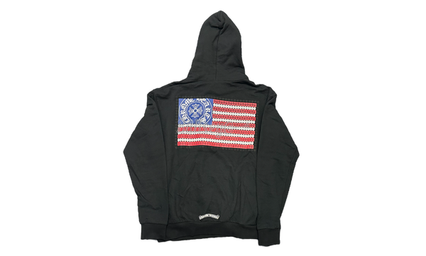 Chrome Hearts USA Flag Black Hoodie (PreOwned)-Bullseye RB012382 Sneaker Boutique