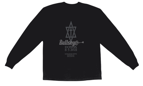 Kanye West Donda Listening Event Black Longsleeve T-Shirt-Bullseye RB012382 Sneaker Boutique