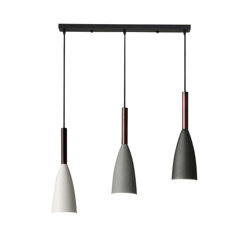 IDEA(HK) LIGHTING - Trine - Nordic contemporary 3 pendant lighting. Modern design, aluminum body and adjustable cord length. Dining Table Pendant lights. Kitchen Island Chandelier, Pendant light Home Decoration indoor lighting, Chandeliers for bedroom