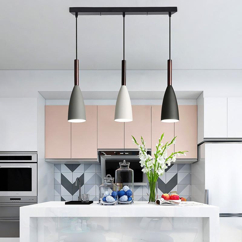 IDEA(HK) LIGHTING - Trine - Nordic contemporary 3 pendant lighting. Modern design, aluminum body and adjustable cord length. Dining Table Pendant lights. Kitchen Island Chandelier, Pendant light Home Decoration indoor lighting, Chandeliers for bedroom