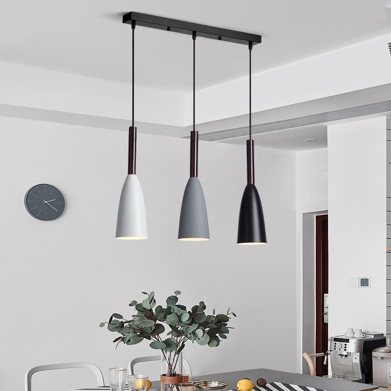 IDEA(HK) LIGHTING - Trine - Nordic contemporary 3 pendant lighting. Modern design, aluminum body and adjustable cord length. Dining Table Pendant lights. Kitchen Island Chandelier, Pendant light Home Decoration indoor lighting, Chandeliers for bedroom