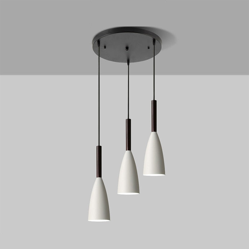 IDEA(HK) LIGHTING - Trine - Nordic contemporary 3 pendant lighting. Modern design, aluminum body and adjustable cord length. Dining Table Pendant lights. Kitchen Island Chandelier, Pendant light Home Decoration indoor lighting, Chandeliers for bedroom