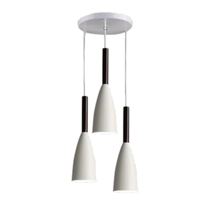 IDEA(HK) LIGHTING - Trine - Nordic contemporary 3 pendant lighting. Modern design, aluminum body and adjustable cord length. Dining Table Pendant lights. Kitchen Island Chandelier, Pendant light Home Decoration indoor lighting, Chandeliers for bedroom