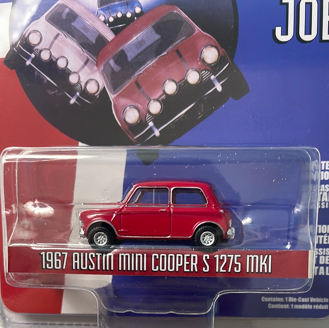 1/64 Greenlight Hollywood The Italian Job 1967 Austin Mini Cooper S 1275 MKI Red