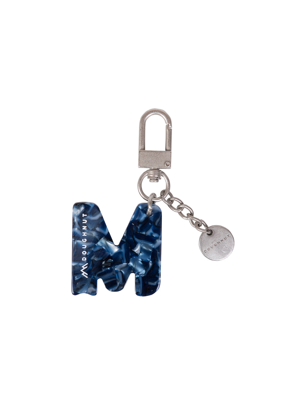 Initial Charm Keychain Letter Keychain