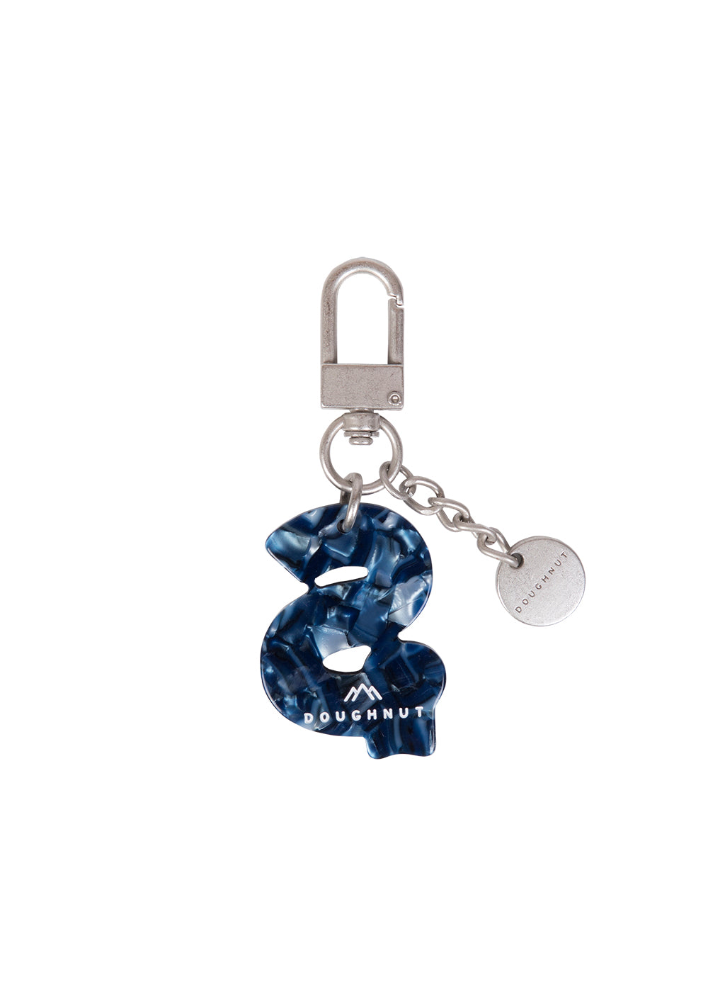 Initial Charm Keychain Letter Keychain