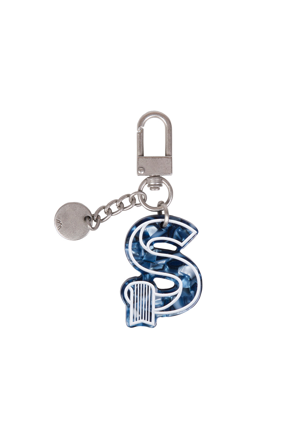 Initial Charm Keychain Letter Keychain