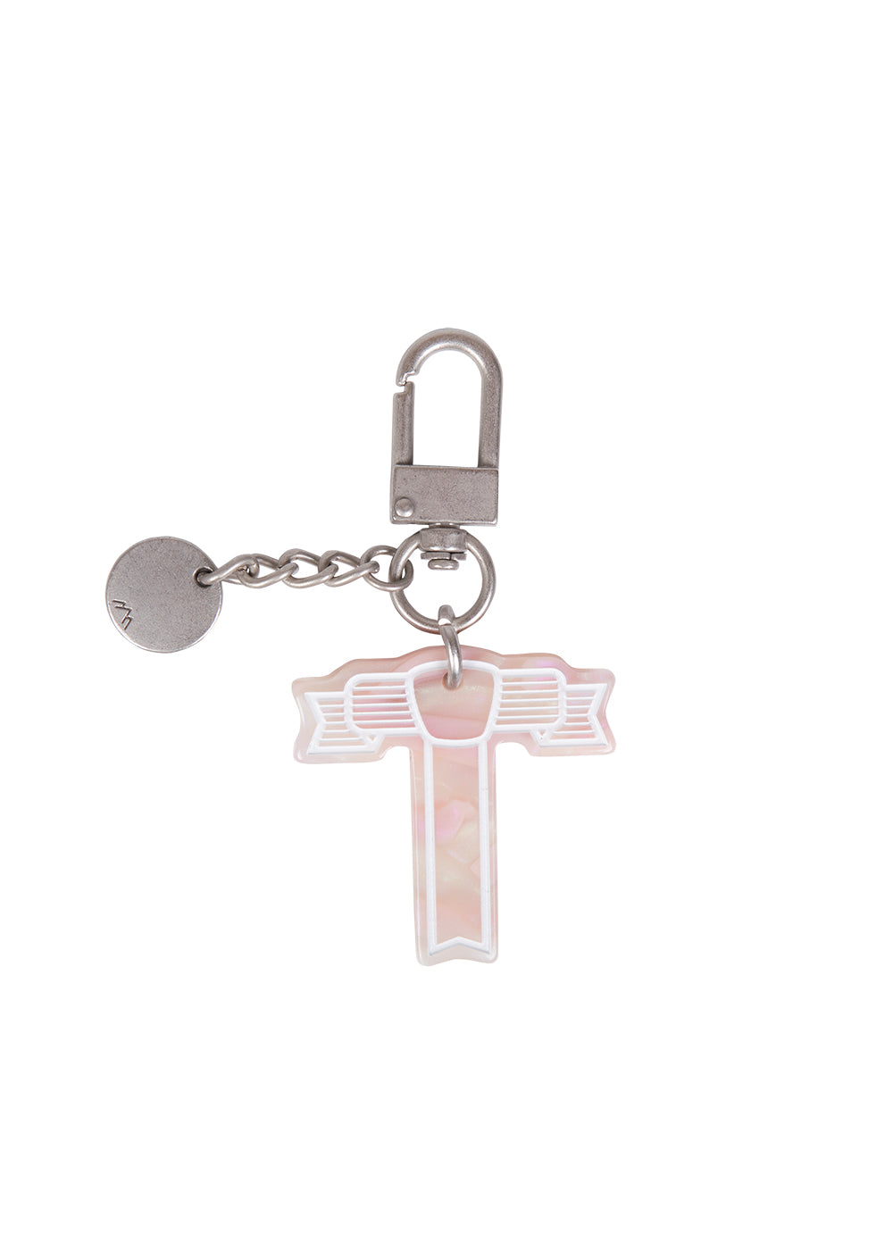 Initial Charm Keychain Letter Keychain