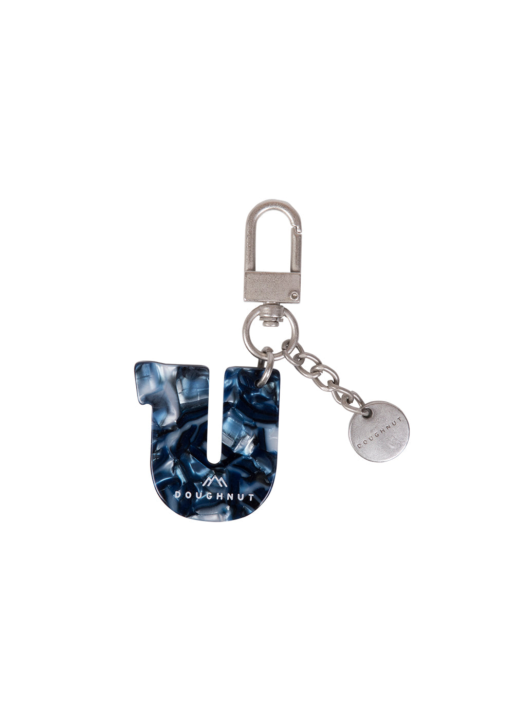 Initial Charm Keychain Letter Keychain