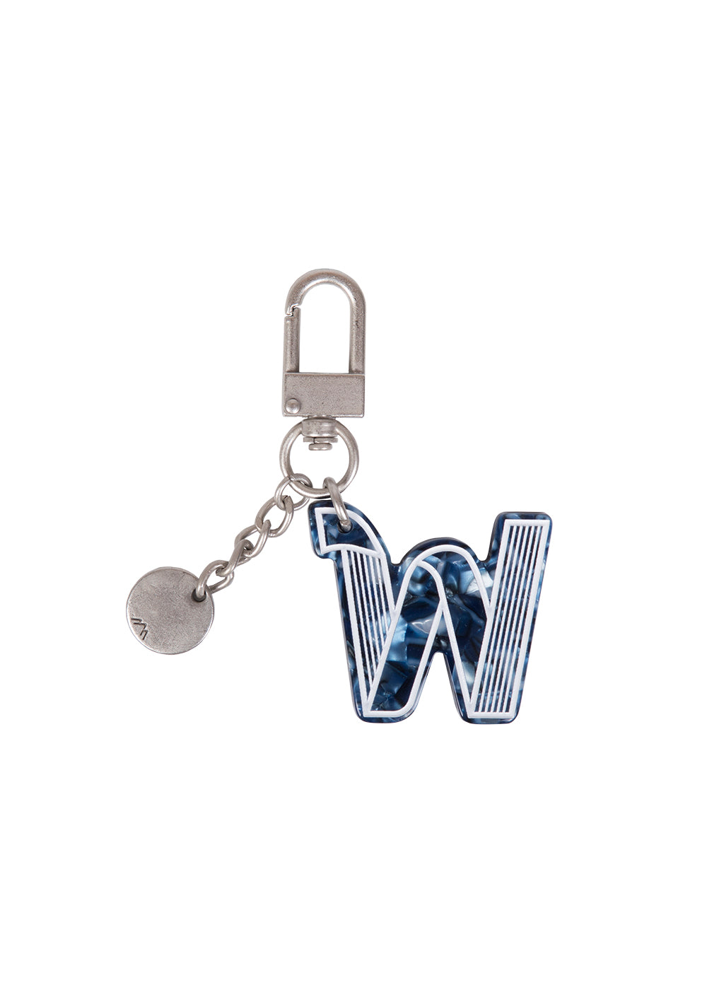 Initial Charm Keychain Letter Keychain