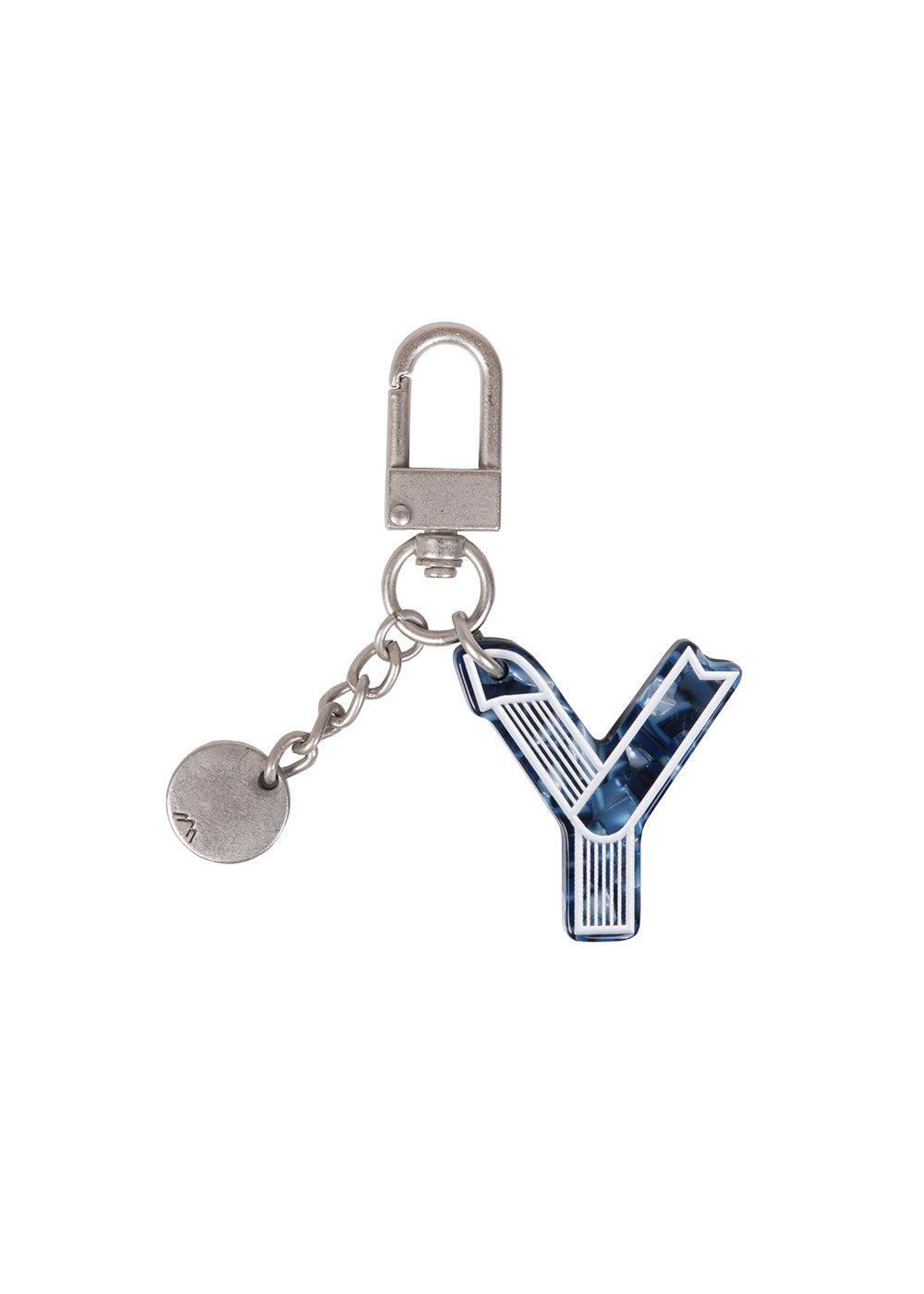 Initial Charm Keychain Letter Keychain