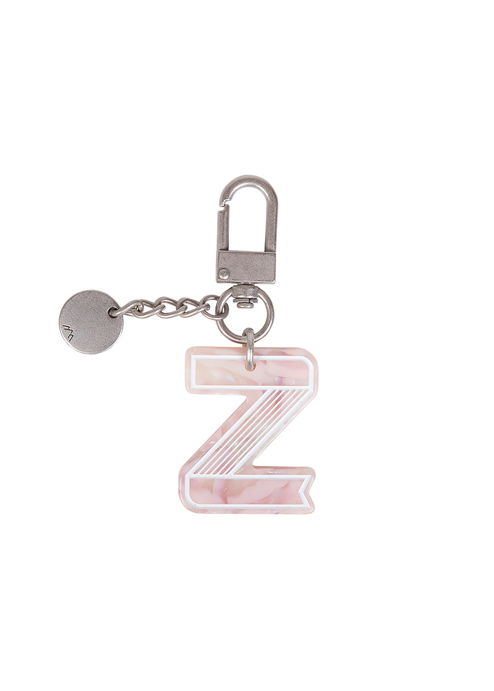 Initial Charm Keychain Letter Keychain