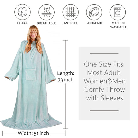 Tirrinia wearable blanket size