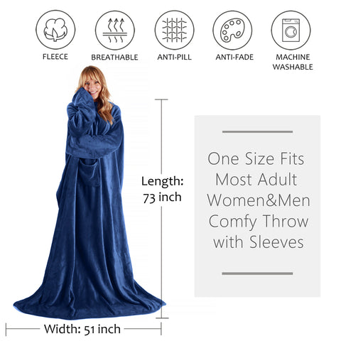 Tirrinia wearable blanket size