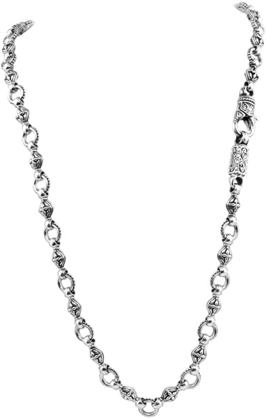 KONSTANTINO STERLING SILVER LINK NECK FROM THE STERLING SILVER CLASSICS COLLECTION
