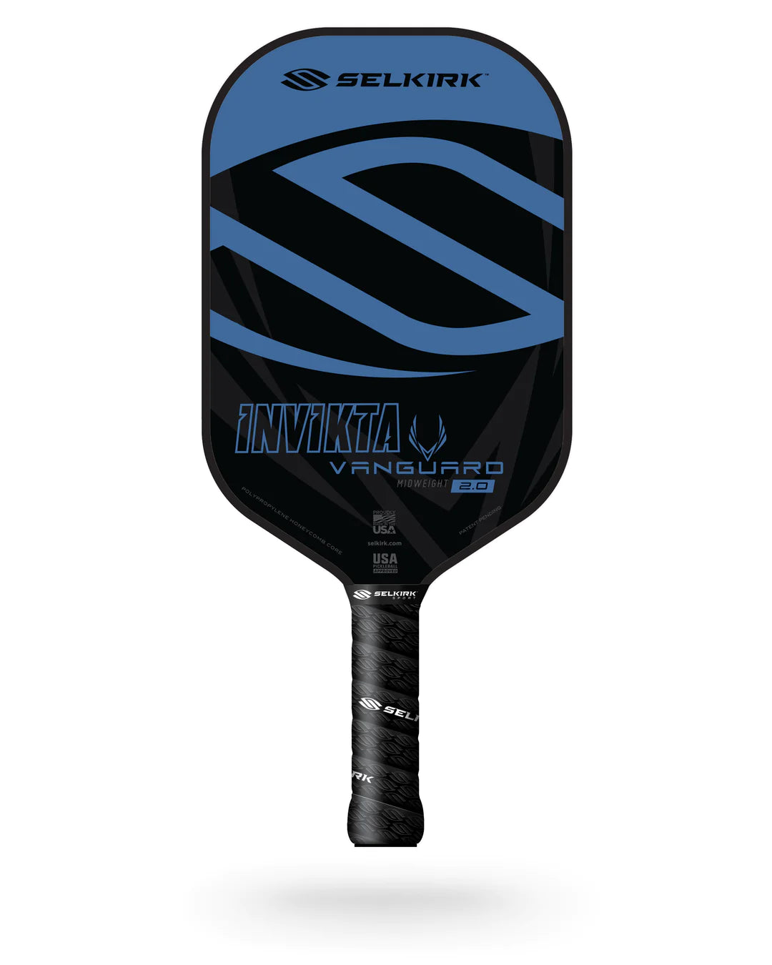 Selkirk Vanguard 2.0 Invikta Midweight Blue Note Pickleball Paddle