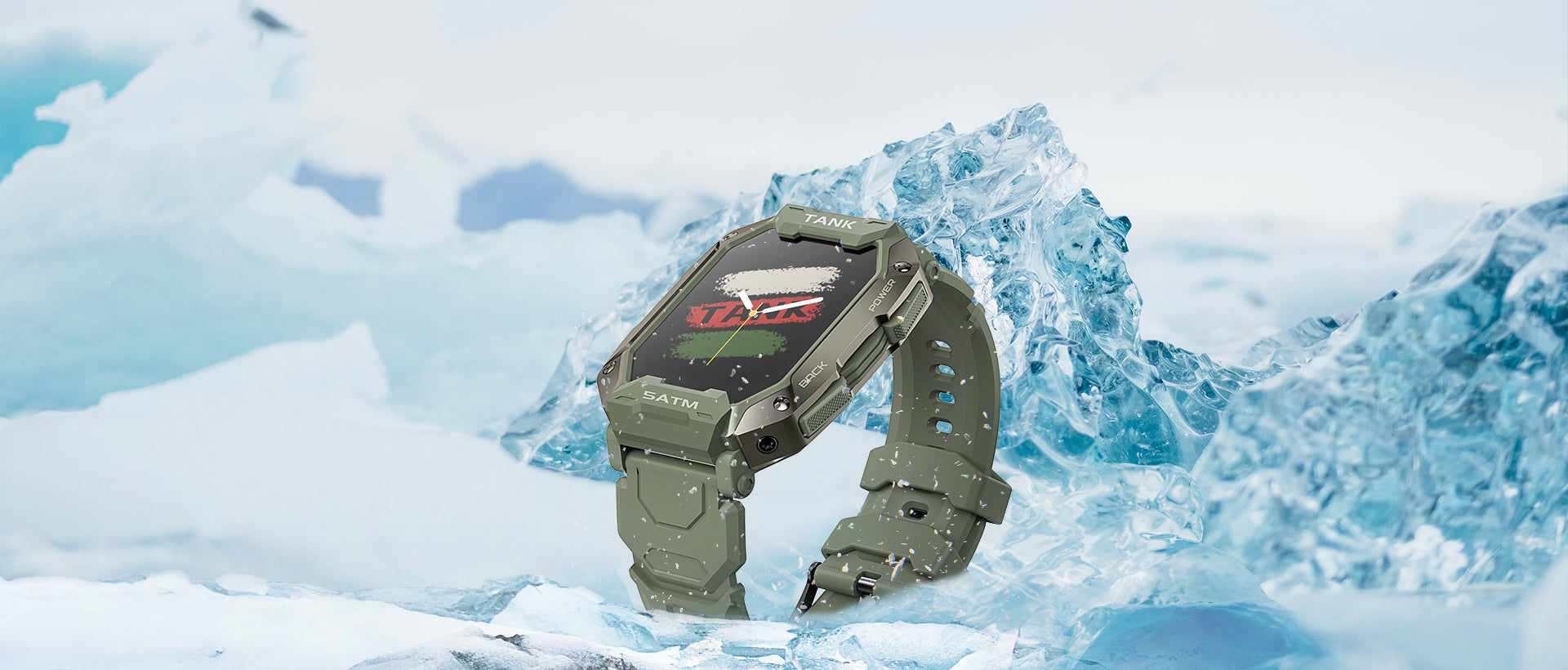 Σχεδιασμός Smartwatch KOSPET TANK M1 Rugged