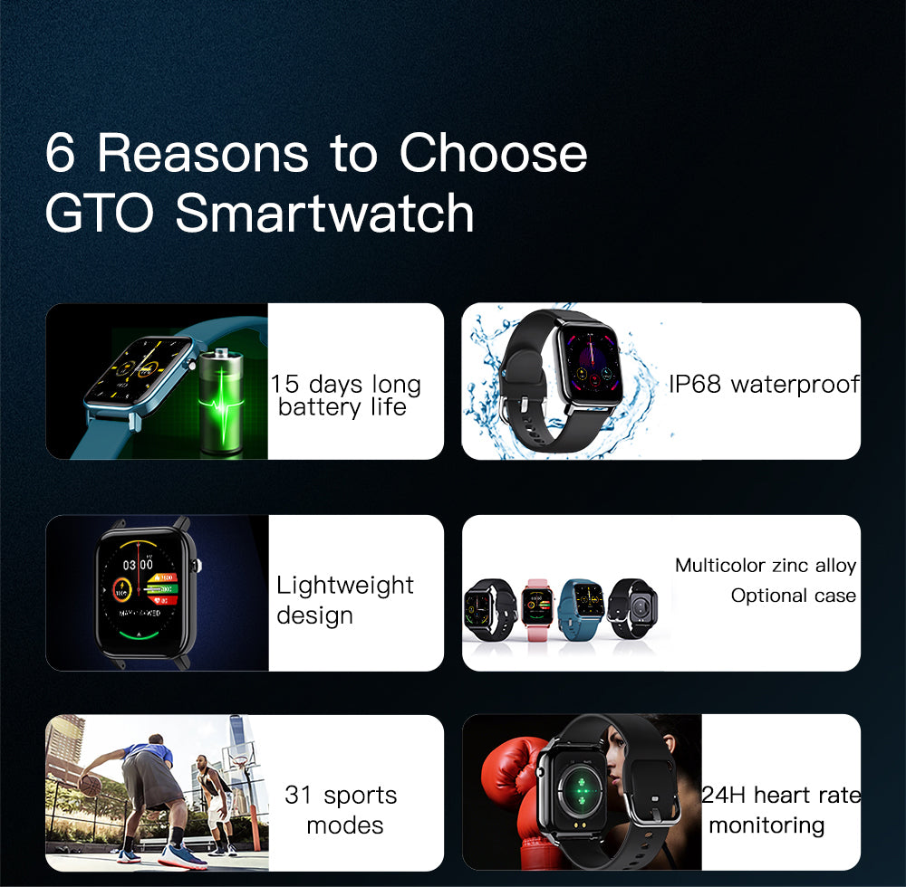 KOSPET GTO Smartwatch Sports Watches For Men