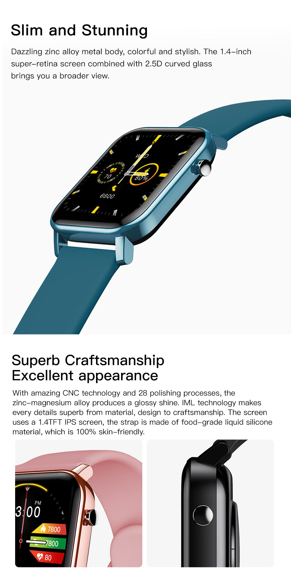 KOSPET GTO Smartwatch slim style