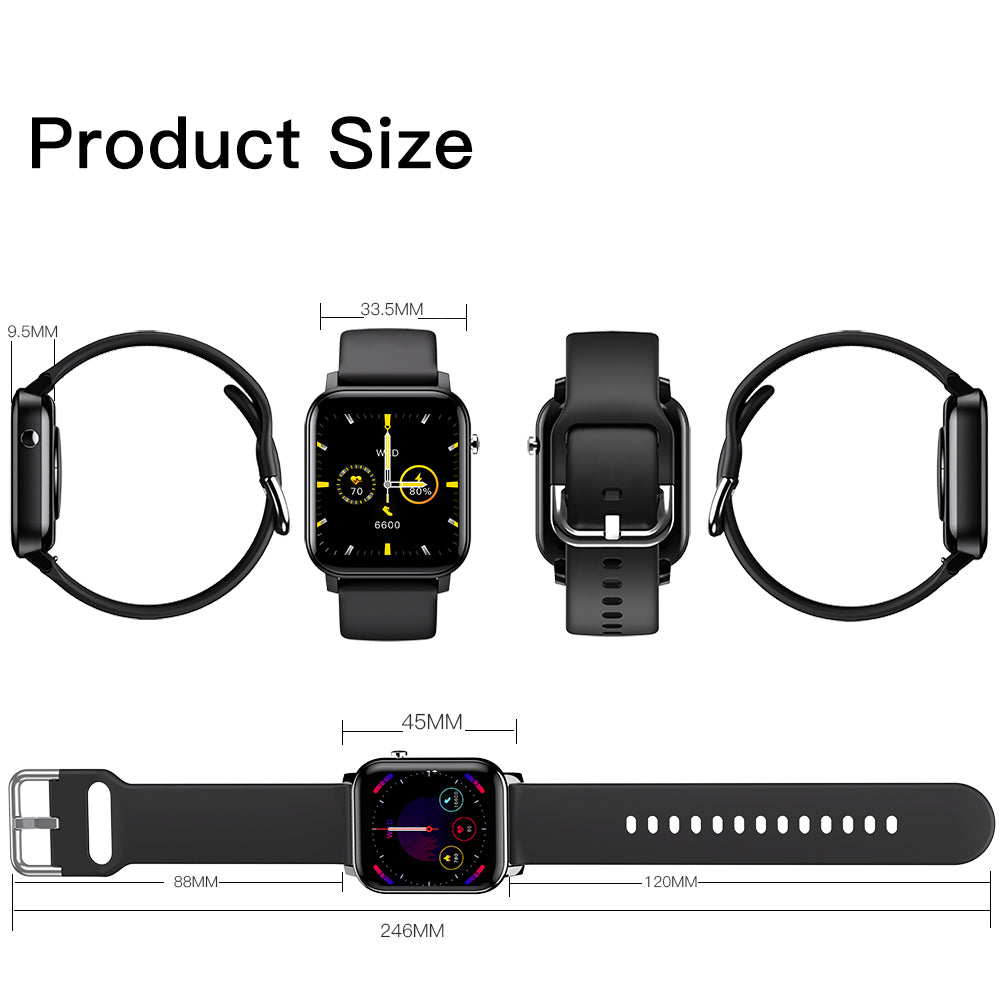 KOSPET GTO smartwatch size