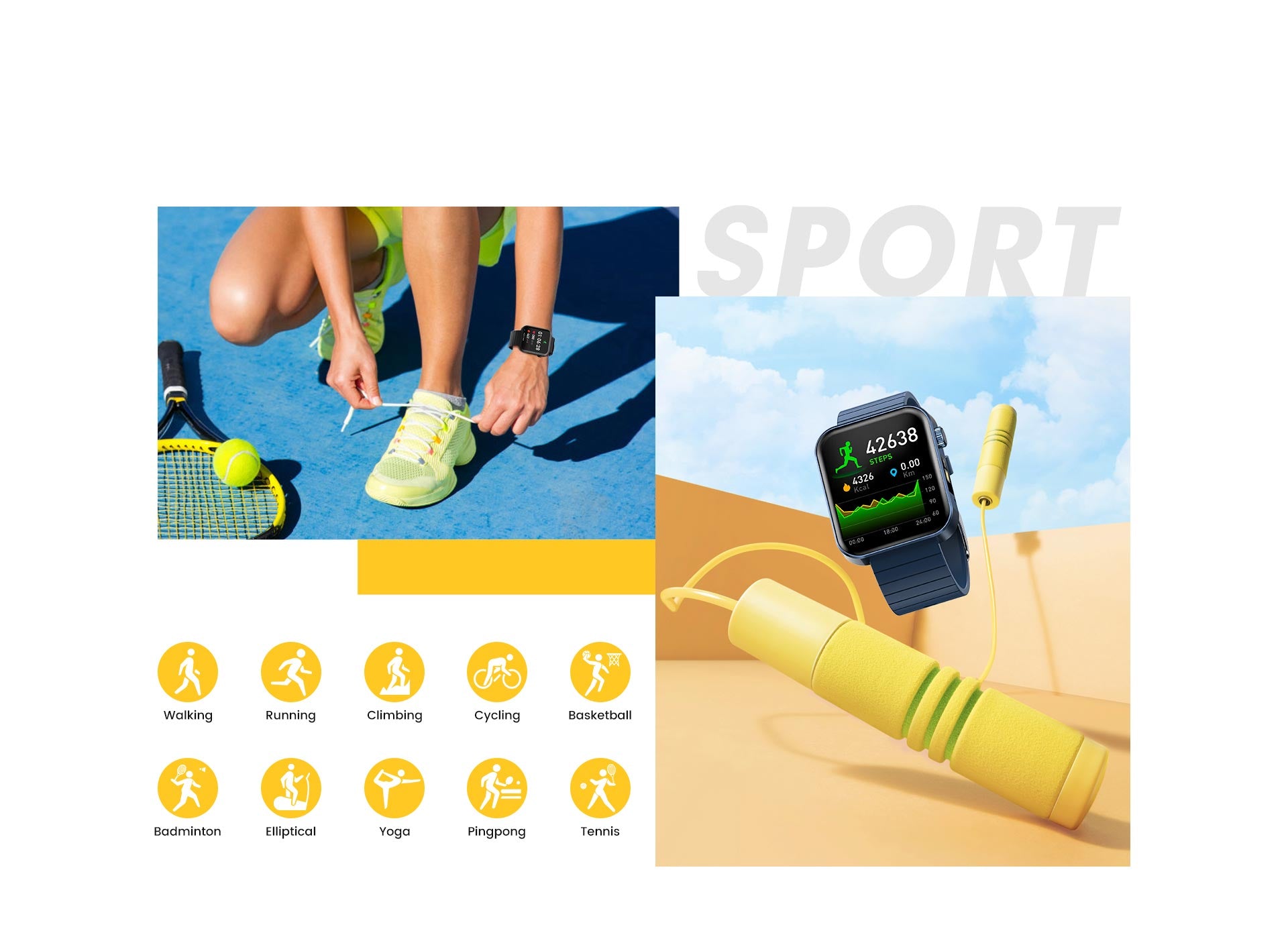 KOSPET MAGIC 3S Sports Smartwatch with 10 sports modes