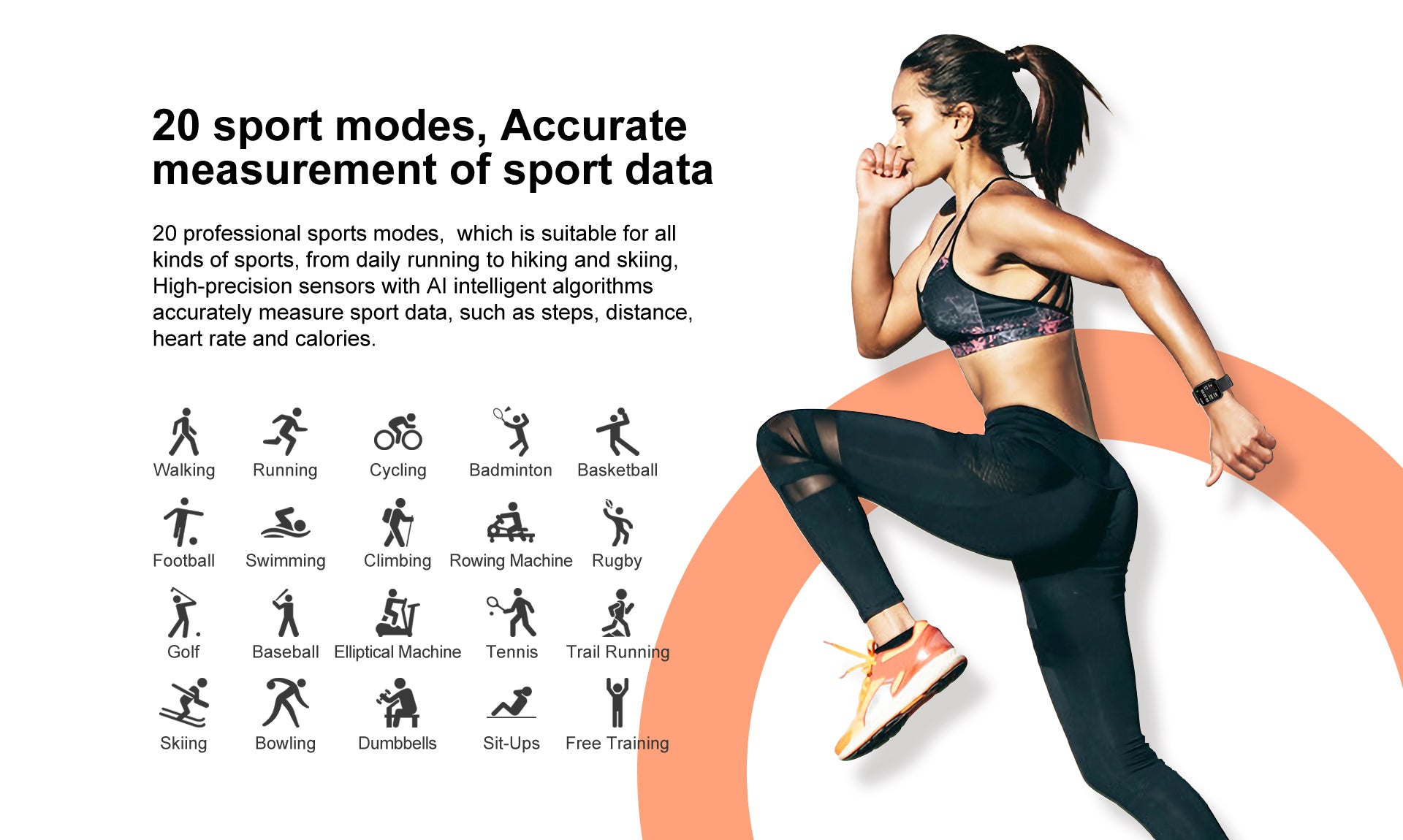 Smartwatch KOSPET MAGIC 3, 20 αθλητικές λειτουργίες