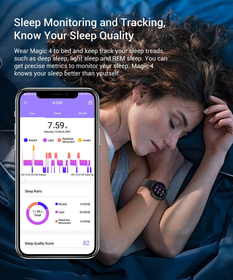 KOSPET MAGIC 4 best smartwatches support sleeping monitoring