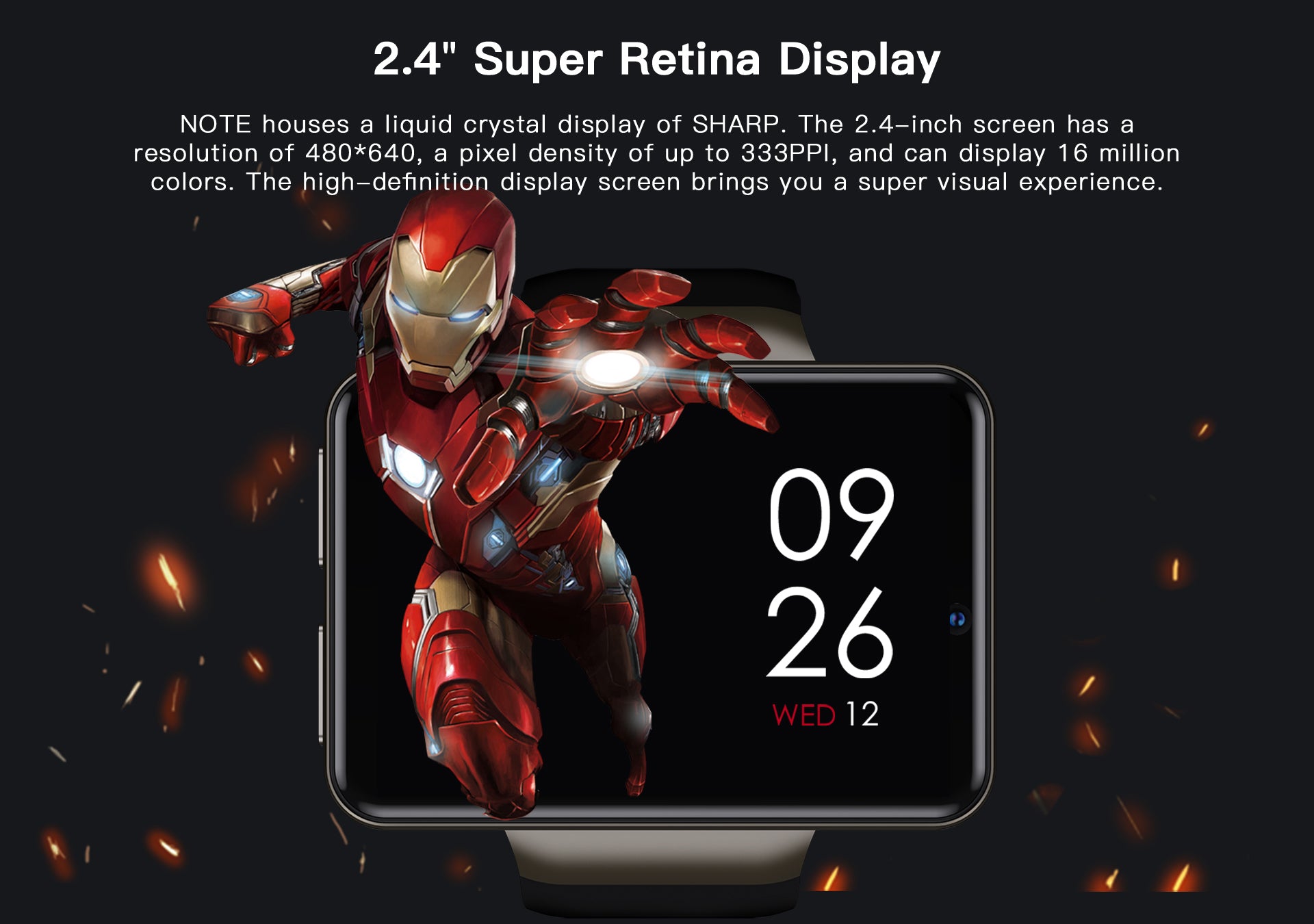 KOSPET NOTE Smartwatch with 2.4inch Display
