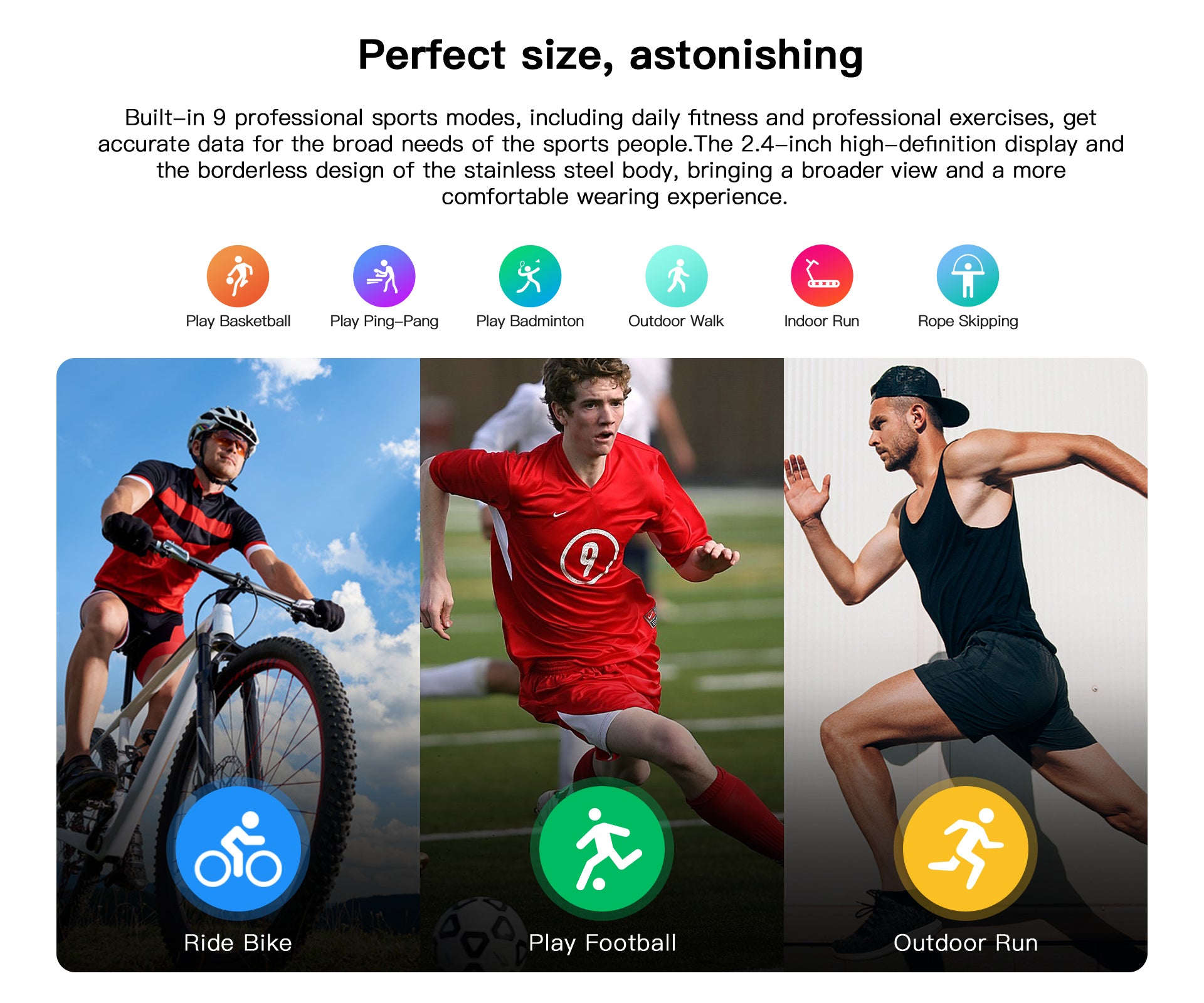 KOSPET NOTE Smartwatch with sports modes tracker