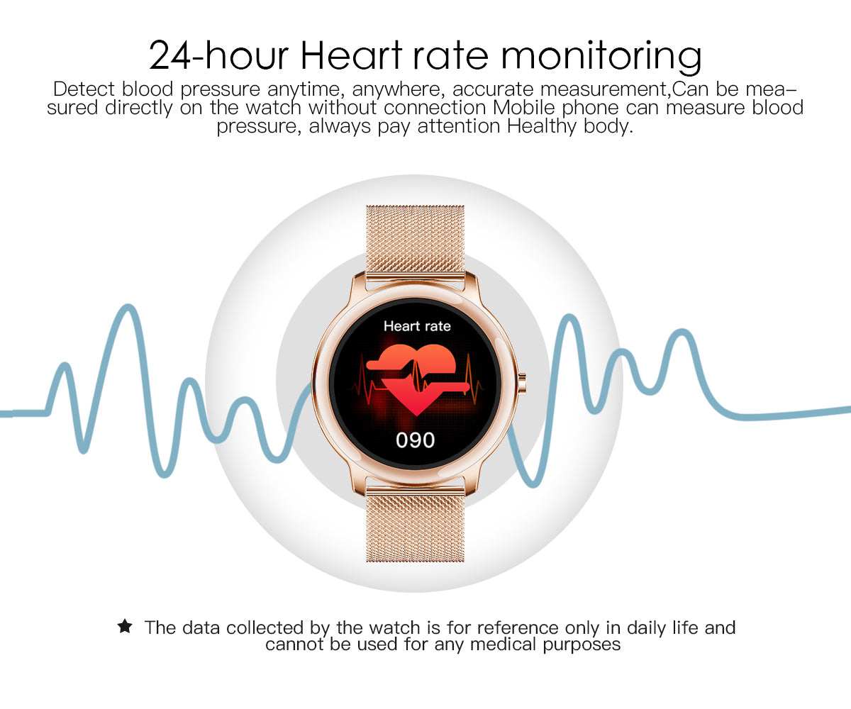 Γυναικεία έξυπνα ρολόγια KOSPET R18 24ωρη παρακολούθηση καρδιακών παλμών
