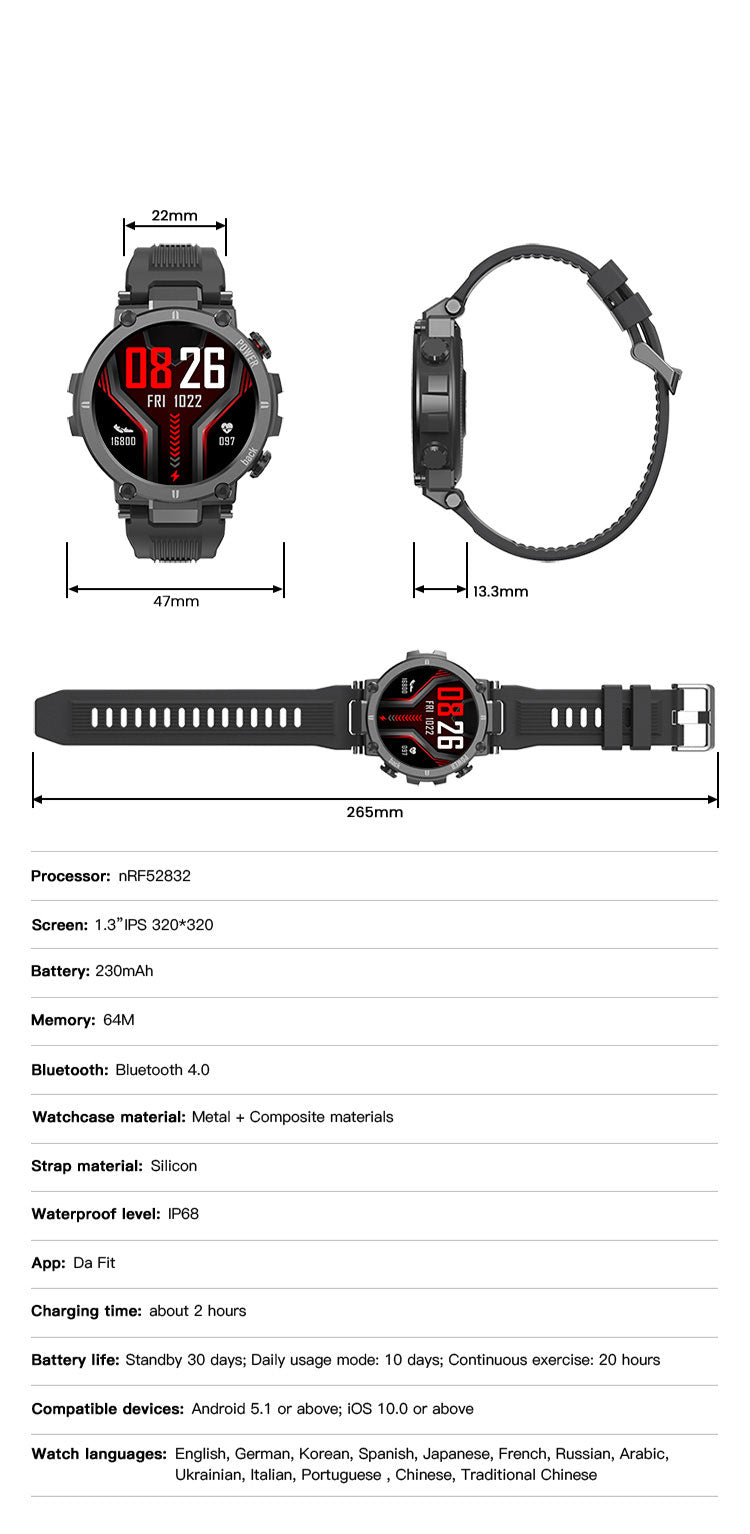 KOSPET Raptor Smart Watches For Men