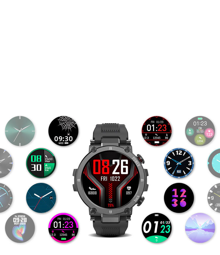 KOSPET Raptor Smart Watches For Men supports multi watch faces