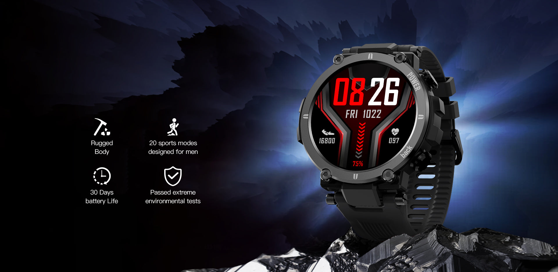 Smartwatch KOSPET Raptor Born For Outdoor Sports