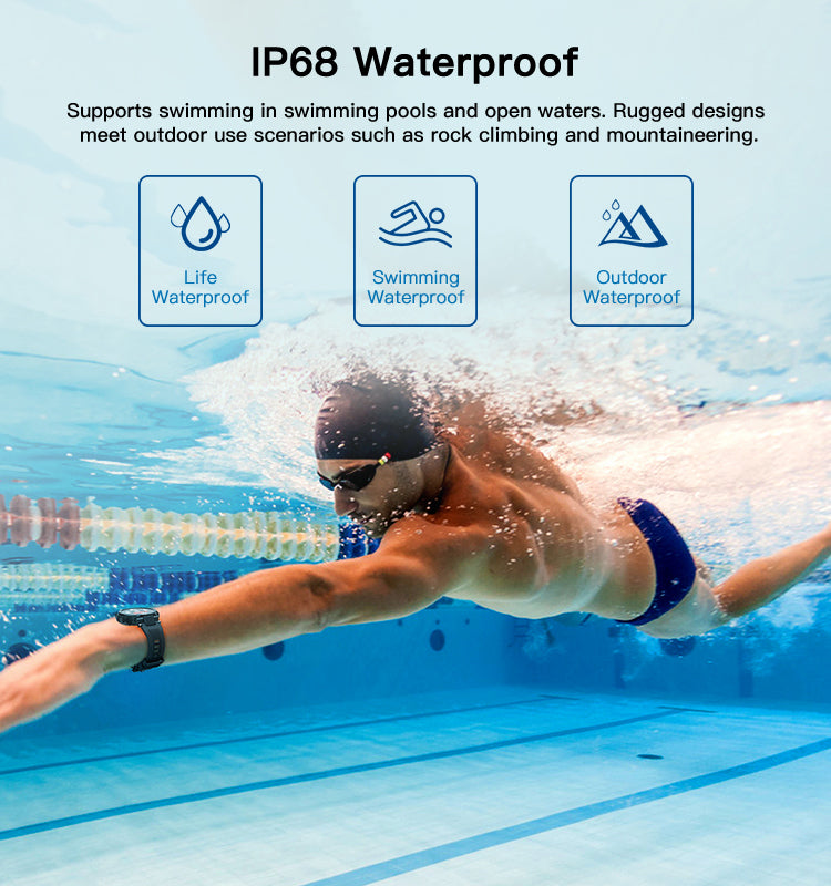KOSPET Raptor Smartwatch For Men support swimming IP68 Waterprroof