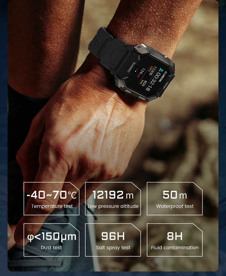 KOSPET TANK M1 PRO Smart Watch with Military Test