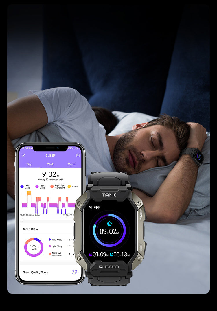 KOSPET TANK M1 PRO Smart Watch with Sleeping Monitoring