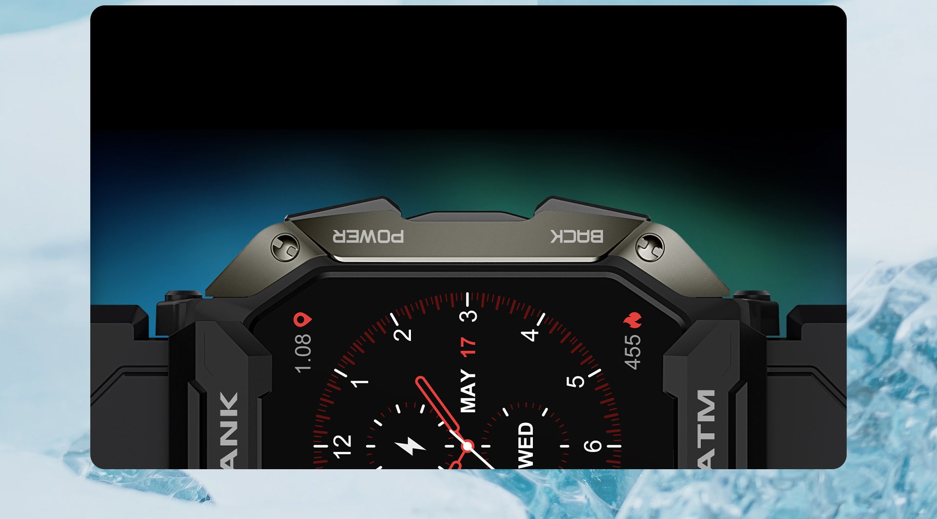 KOSPET TANK M1 Rugged Smartwatch, Excellent Ergonomic Design