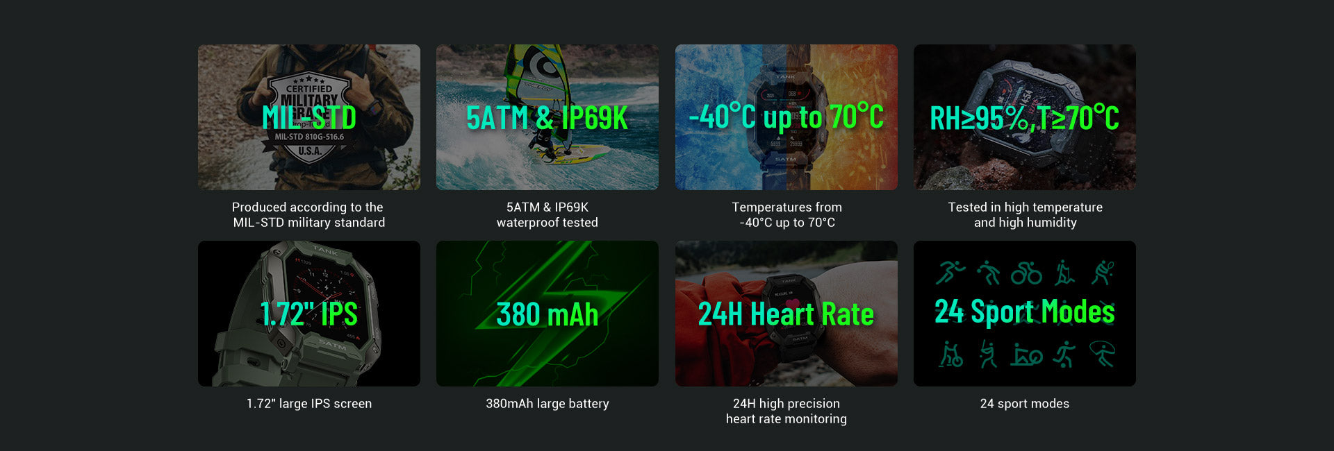 Smartwatch KOSPET TANK M1 Rugged