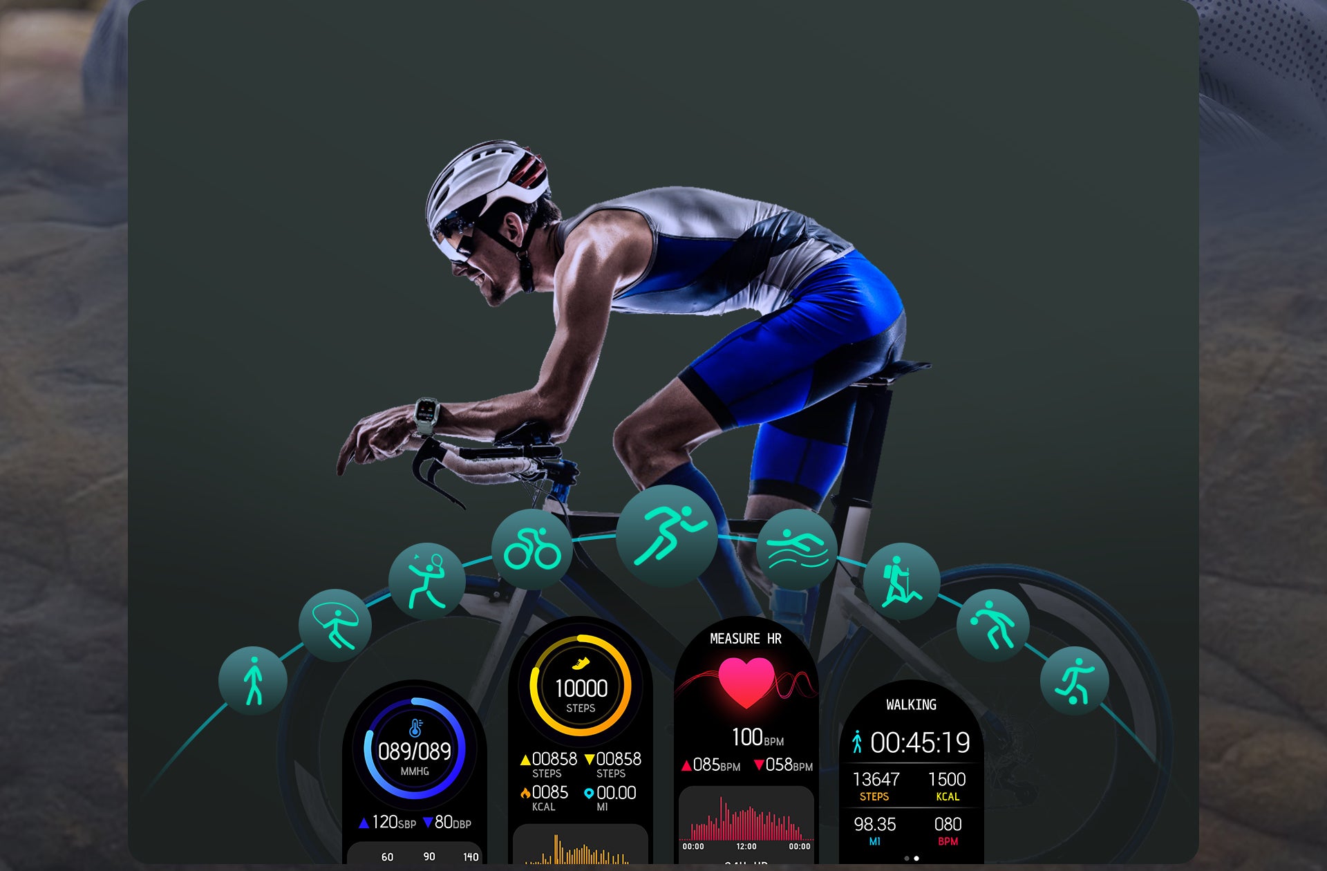 Το KOSPET TANK M1 Rugged Smartwatch διαθέτει 24 αθλητικές λειτουργίες