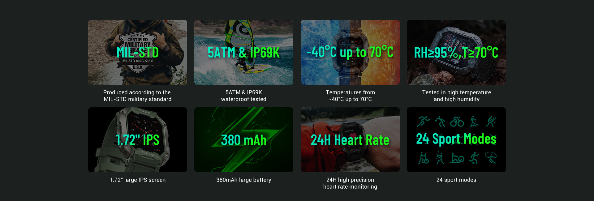 KOSPET TANK M1 Smartwatches