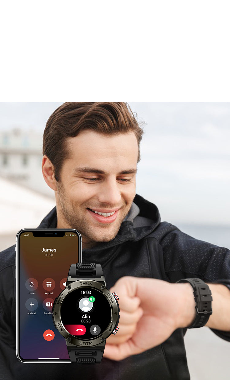 KOSPET TANK T1 PRO Smart Watch Support Bluetooth Call